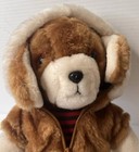 Plush Stuffed Teddy Bear Toy 12    Vintage For Avon Hoodie Jacket