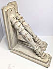 Wood Decorative Corbel Brackets Set 15 5x15 5x5 5 Distressed White Farmhouse