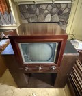    vintage 1950s Bendix Television In Wood Case Model 2025u