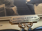 Original Pre Pro Blumenthal   Bickart Self Framed Whiskey Sign Baltimore Md