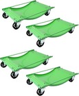 Heavy Duty Car Dolly Set Of 4-10 000 Lb Capacity Anti-skid Vehicle Wheel Dollies