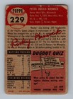1953 Topps  229 Rocky Krsnich Rookie Low Grade Vintage High   Baseball Card