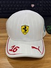 Scuderia Ferrari F1 2025 Charles Leclerc Team Miami Gp Hat White - New 2026