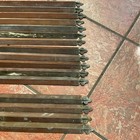 16 Victorian Art Nouveau Gothic Copper Brass Carpet Stair Rods Rare Extra Wide