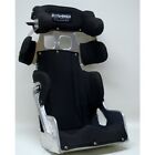 Ultra Shield Aluminum 18  20 Degree Full Containment Racing Seat   Black Harness