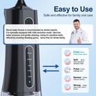 Water Dental Flosser Oled Display Cordless Teeth Cleaning 5 Modes Oral Irriga   