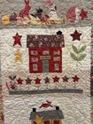 Woodland Christmas Quilt Wall Hanging Handmade New