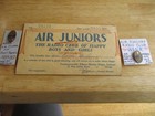 1929 Air Juniors Radio Club  Sponsored By Commonwealth Edison - Rare Set