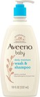 Aveeno Baby Daily Moisture Gentle Body Wash   Shampoo With Oat Extract 18 Fl  Oz