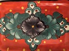 Talavera Mexican Pottery Hand Painted Plate Tray Decor 9 5  X 6 5  X 1 