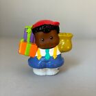 Fisher Price Little People Boy With Gift Present Figures Birthday Party Lot Of 2