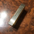 Dunhill Striped Roller Gas Lighter Silver No Box Overhauled Tested   Working