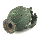 Ancient Roman-style Or Etruscan Bronze Figural Wine Jug