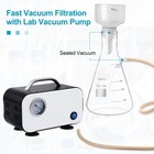 380w 85 L min Lab Vacuum Pump 1000ml Buchner Funnel Filtering Kit W flask Funnel