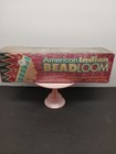 Vintage American Indian Bead Loom Deluxe Metal Construction Craft Kit W Box