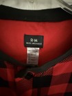 Ross Michaels Men s Large Jumpsuit With Red And Black Plaid Print