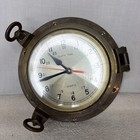Ship s Time Porthole Maritime Us Navy Ship Deck Room Clock