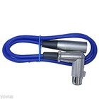 10pack Blue Xlr Male To  Right Angle Female 6ft Mic Microphone Audio Cables Cord