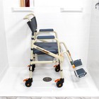 Showerbuddy Sb7e  Travel Folding Shower Commode  Chair  open Box 