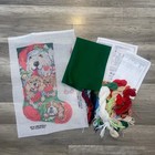 New Vintage 1999 Bucilla Needlepoint Stocking Puppies For Christmas Kit 60770