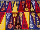Vintage Lot Of 30 College Mini Pennant University Felt Banner Flags 10 Inch