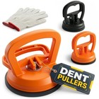 Car Dent Puller  3 Pcs  One Large 4 6  And Two Small 2 2   Gloves   Rubber
