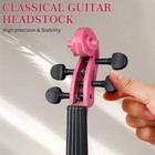 New 1 4 Size Kid Pink Basswood Acoustic Violin Fiddle With Case Bow Rosin Us