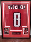 Alexander Ovechkin Capitals Autographed Framed Jersey W  Jsa Witnessed Coa