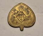 1838-1863 Civil War Hard Times Er Brass Spade Top Trumping Card Whist Token Coin