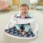 Fisher-price Portable Baby Chair Sit-me-up Floor Seat W Developmental Toys Navy