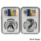 2023 Silver Morgan peace Dollar Commemorative 2 Coin Set Ngc Pf 70