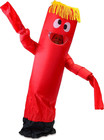 Adult Inflatable Costume Blow Up Tube Dancer Wacky Waving Arms Funny Halloween I