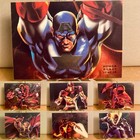1994 Marvel Flair Inaugural Power Blast Lot Of 7 Cards - Spider-man - Deadpool