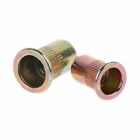 300 Pcs Zinc Steel  rivet Nut Kit Rivnut Nutsert Assort 150pcs Metric 150pcs Sae