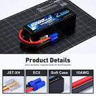 2x Zeee 14 8v 100c 9000mah 4s Lipo Battery Ec5 For Rc Car Truck Tank Helicopter