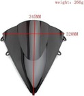 Motorcycle Windscreen For Honda Cbr1000rr 2012 2013 2014 2015 2016 Aftermarket