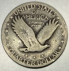 1930-p Standing Liberty Silver Quarter Vg Very Good 25c Coin Free Shipping -4579