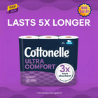 Cottonelle Ultra Comfort Toilet Paper  Soft Toilet Tissue  12 Mega Rolls