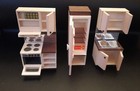 Doll House Miniature Vintage Lundby 3 Pc Set 1 18th Scaleifridge Is Upside Down 