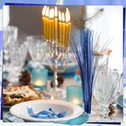  2 Pcs Metallic Spray Centerpieces Graduation Centerpieces For Tables Blue