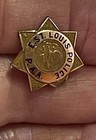 Vintage East St Louis Police P P A Gold Filled Lapel Pin Badge Missouri  Read
