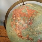 Vintage 1940s Replogle Precision Globe 12  Table Top 1  Made In Usa Rare