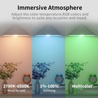 Smart Led Light Bulb Rgbcw Wifi A19 E26 9w 800lm Color Changing Alexa Gogle Home