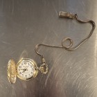 Becora Antimagnetic Pocket Watch With Railroad Train Motif And Train Design