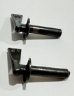 Pair Antique Cast Iron Quarter Turn Control Levers 3 8  Shaft Industrial Machine