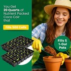 Coco Coir Brick 10 Lbs     Expands To 20quarts     Organic Potting Soil- Usa Stock 