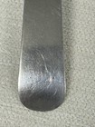 American Coin Silver Serving Spoon  Faint Monnogram  c   No Mark