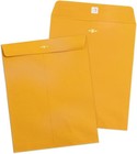 100 Pack Clasp Envelopes 6x9 28lb Kraft Shipping Mailing Gummed Business Manila