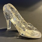 Disney Parks Character Cobbler Acrylic Cinderella Slipper Crystal Elegance Shoe