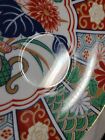 Vtg  8  Piece Arita Imari Fan Pattern Cup   Plate Set Fine China Porcelain  euc